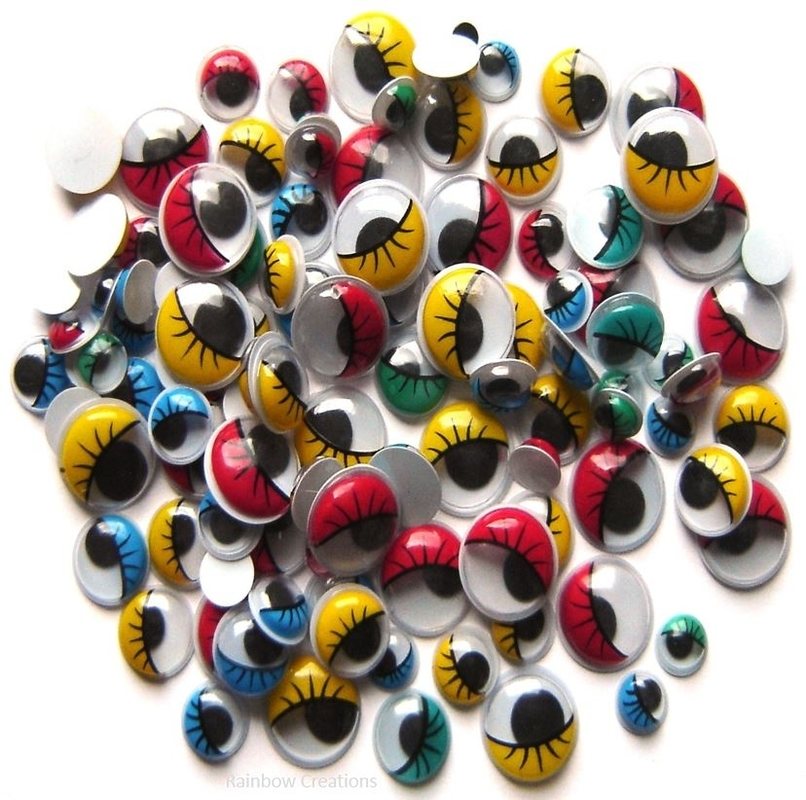 Googly Eyes With Eyelashes