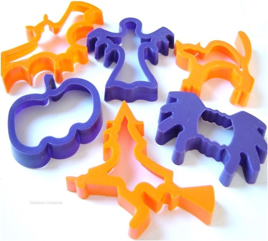 Children's Plastic Halloween Biscuit Cutters
