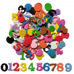 Foam Number Stickers