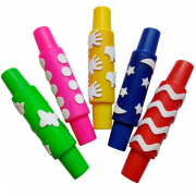 Patterned Rolling Pins For Play Dough