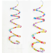 Multicoloured Acrylic Crystal Beads