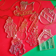 Christmas Suncatcher Decorations