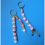 Plastic Crown Shaped Beads