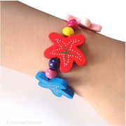 Wooden Starfish Beads