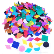 Small Felt Pieces Geometric Shapes
