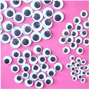Black and White Self Adhesive Googly Eyes