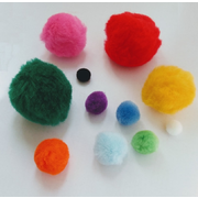 Assorted Size And Colour Pom Poms
