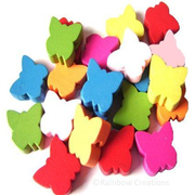 Wooden Butterfly Shaped Beads