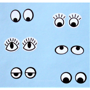 Peel And Stick Paper Eyes Stickers