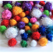 Glitter Pom Poms