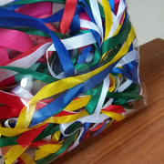 Ribbon Offcuts 100g Bag