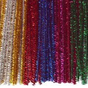 Metallic Tinsel Pipe Cleaners