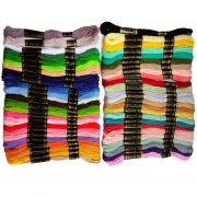 Bulk Buy Assorted Embroidery Threads 50 Pack  8M