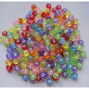 Coloured Letter Beads 300 Pack