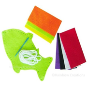 Children's Easy Felt Sewing Project - Felt Fish Kit