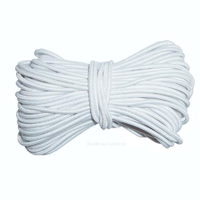 White Elastic Cord 1mm
