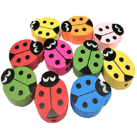 Wooden Ladybird Beads