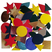 Geometric Corrugated Paper Shapes