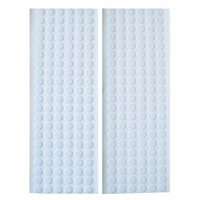 Self Adhesive Hook And Loop Dots 126 Pack 13mm