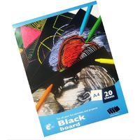 A4 Black Card 20 Sheets