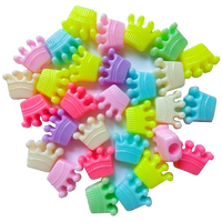 Plastic Crown Shaped Beads