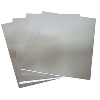 Silver Coloured Card