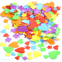 Foam Hearts and Flowers