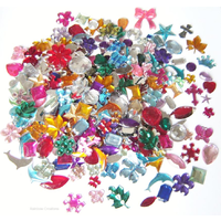 Mixed Acrylic Rhinestone Gems Bulk Bag