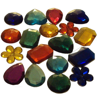 Large Flat Backed Acrylic Gems