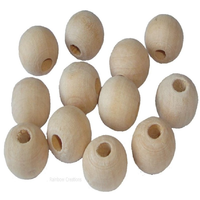 Plain Wood Beads 16mm 12 Pack