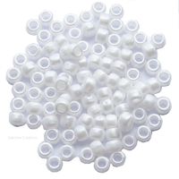 White Pony Beads