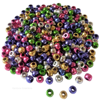 Metallic Pony Beads Bulk Bag
