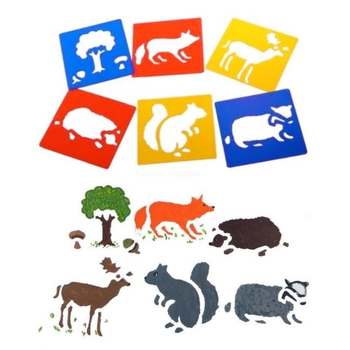 Woodland Stencils