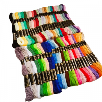 Bulk Buy Assorted Embroidery Threads 50 Pack  8M