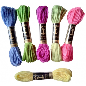 Anchor Tapestry Wool 6 Pack Assorted 10 Meter Skeins