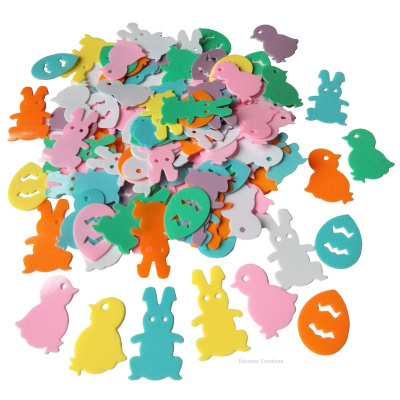 Easter Chicks And Bunnies Sequins