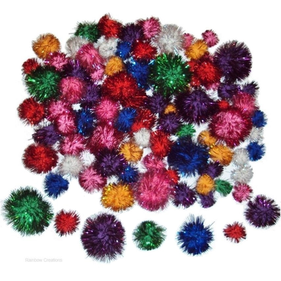 Glitter Pom Poms
