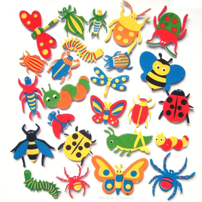 Minibeasts Foam Stickers