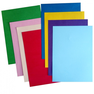 Mixed Colours A4 Card 8 Sheets