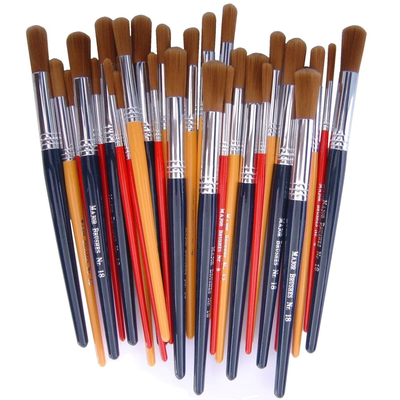 Childrens Paint Brush With Synthetic Bristles