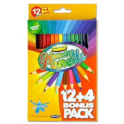 16 Pack Colouring Pencils
