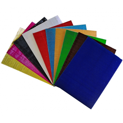 Metallic Corrugated Card A4 Sheets