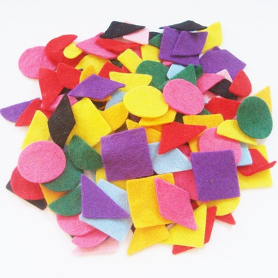 Small Felt Pieces Geometric Shapes