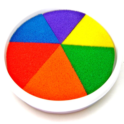 Rainbow Coloured Ink Paint Pad