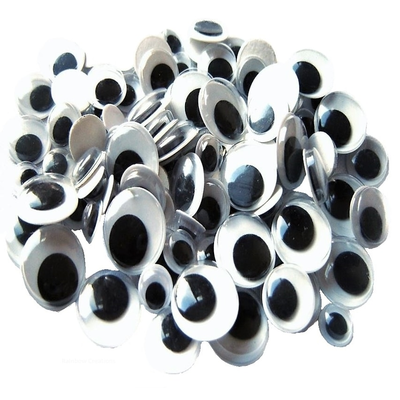 Black and White Self Adhesive Googly Eyes