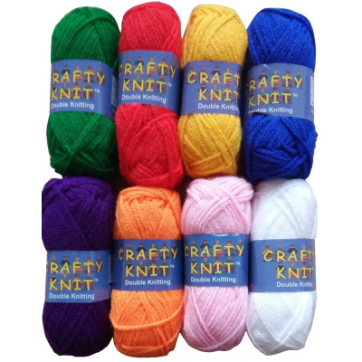 Acrylic Yarn Mixed Colour Pack