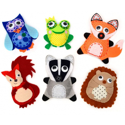 Woodland Buddies Sew And Play Kit