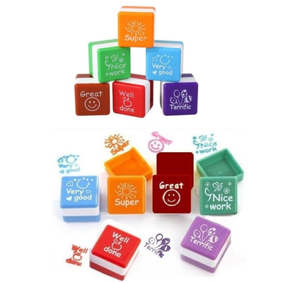 Mini Self Inking Teacher's Stamps Set