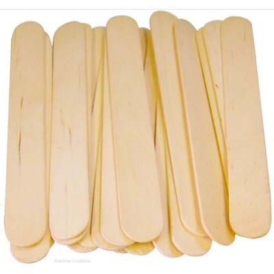 6 Inch Long Wooden Lolly Sticks