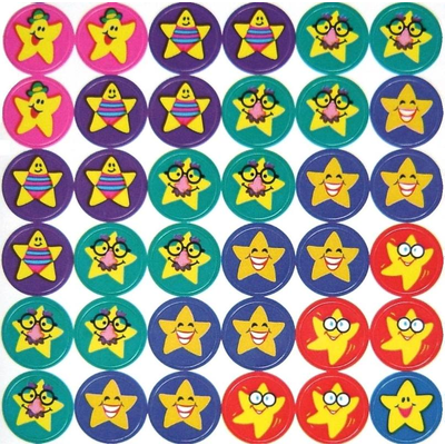 Smiling Star Stickers Children's Stationery Stickers Smiling